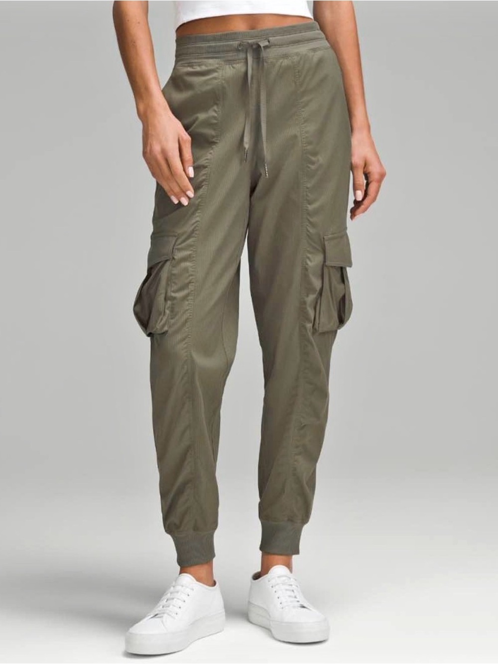 lululemon athletica Olive Green Cargo Jogger Pants